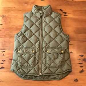 NWOT J. Crew Quilted Puffer Vest